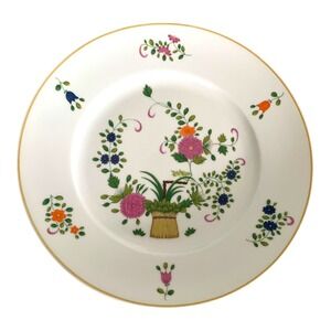 Raynaud Limoges Chine Petit Panier White Dinner Plate La Boutique Paradis France